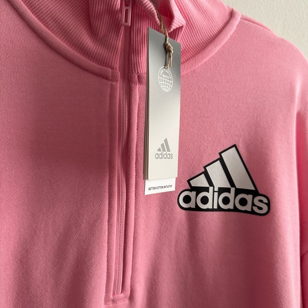 Adidas Pink Pullover with Logo - Picture 3 of 4